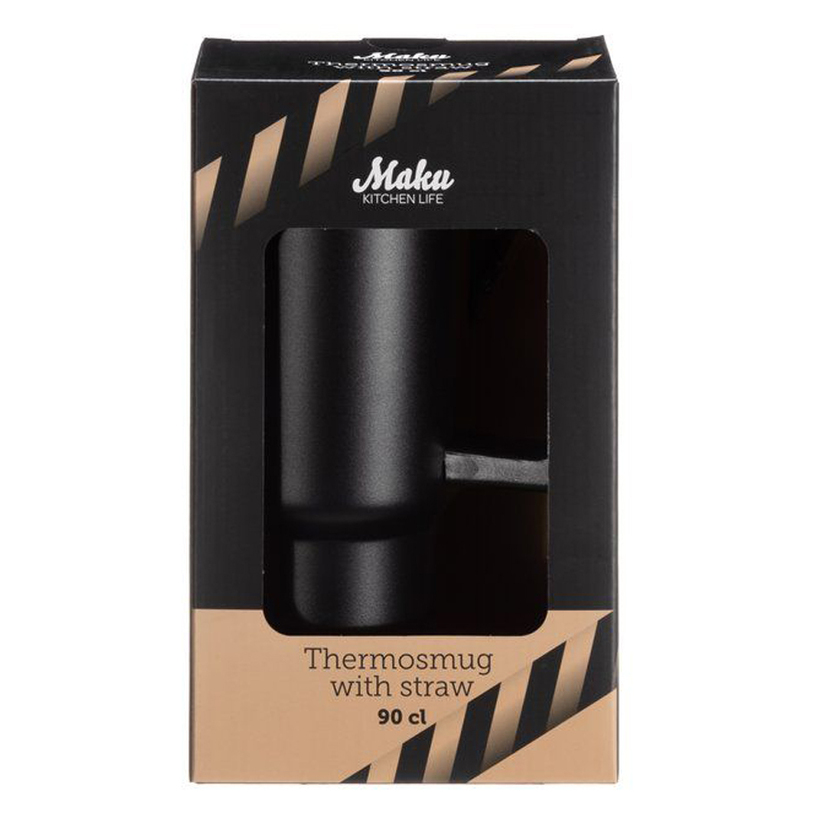 ТЕРМО ЧАША С ДРЪЖКА И СЛАМКА 900ML BLACK ТЕРМО ЧАША С ДРЪЖКА И СЛАМКА 900ML BLACK