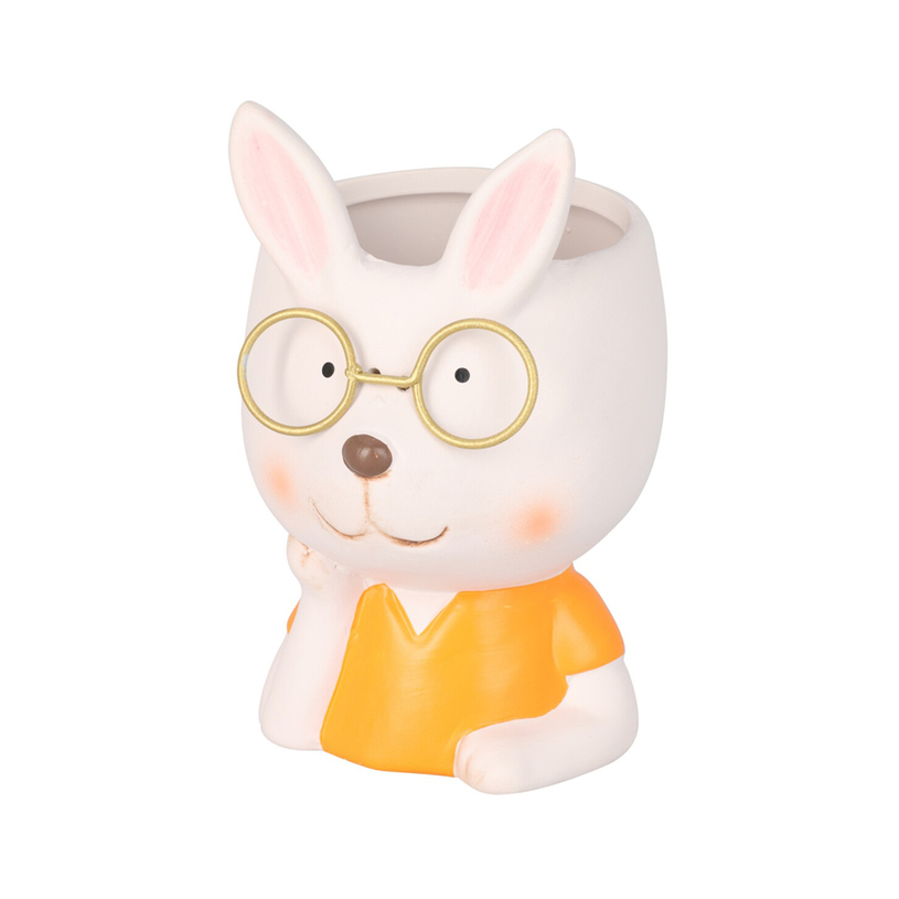 КЕРАМИЧНА КАШПА ЗАЕК 8X12CM APF807450 КЕРАМИЧНА КАШПА ЗАЕК 8X12CM APF807450