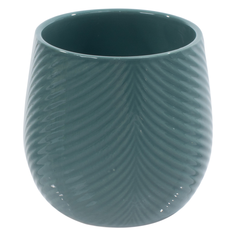 КЕРАМИЧНА КАШПА 17.5X17.5X17CM СИВА КЕРАМИЧНА КАШПА 17.5X17.5X17CM СИВА