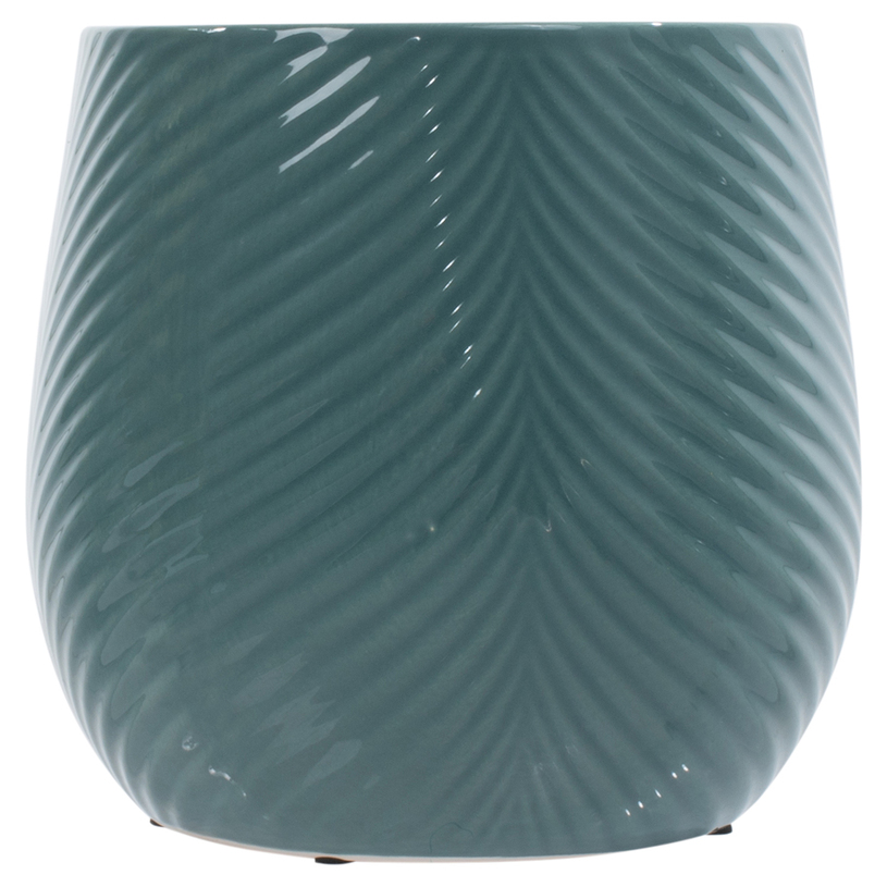 КЕРАМИЧНА КАШПА 17.5X17.5X17CM СИВА КЕРАМИЧНА КАШПА 17.5X17.5X17CM СИВА