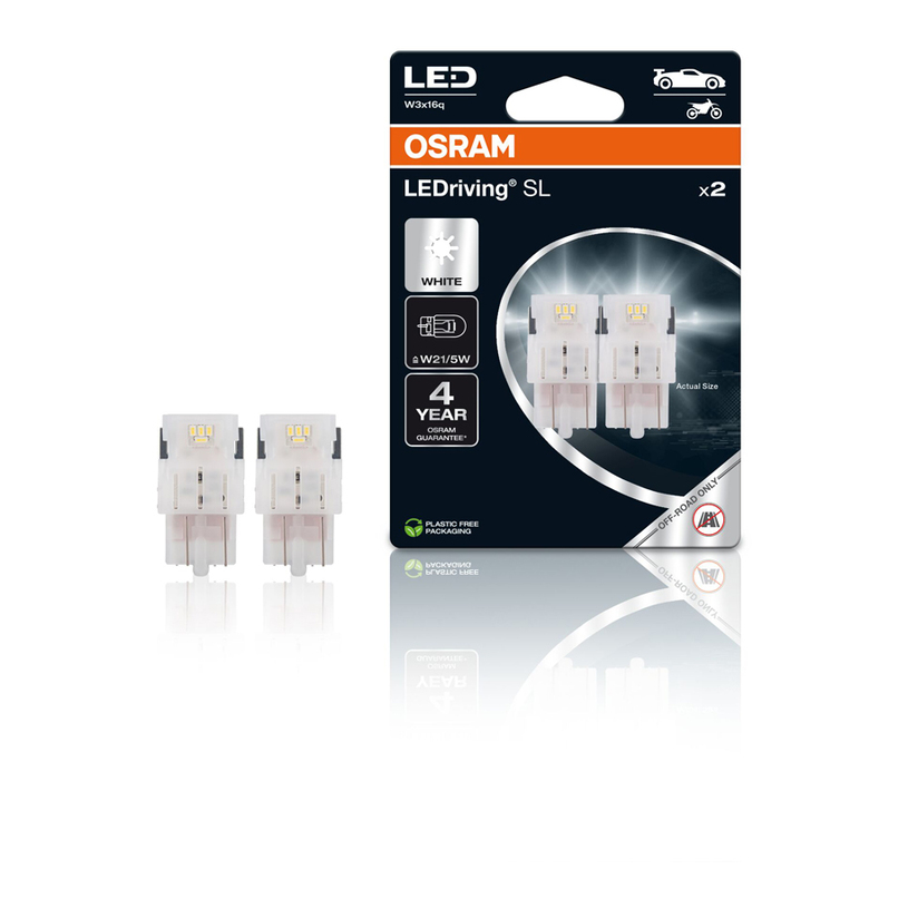 LED АВТО КРУШКИ W21/5W 6000K 7515DWP LED АВТО КРУШКИ W21/5W 6000K 7515DWP
