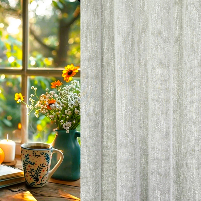 ПЕРДЕ ПРОЗРАЧНО 145Х270 СМ ИВИЦИ КРЕМ ПЕРДЕ ПРОЗРАЧНО 145Х270 СМ ИВИЦИ КРЕМ