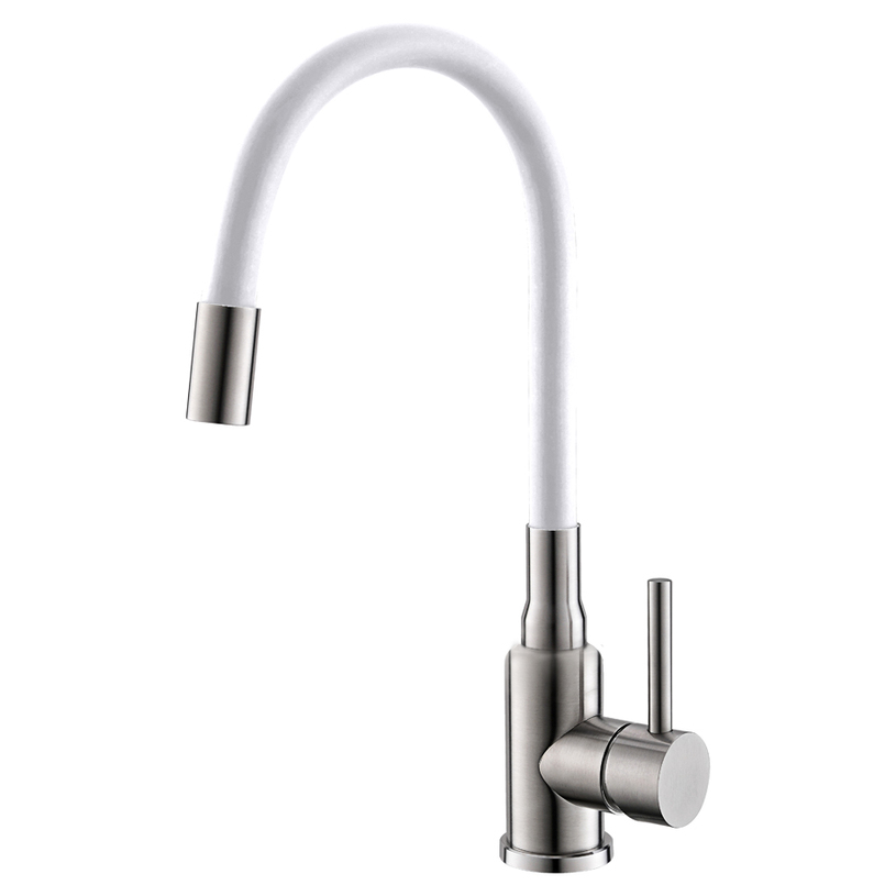 КУХНЕНСКИ СМЕСИТЕЛ ГЪВКАВ FLEXA БЯЛ КУХНЕНСКИ СМЕСИТЕЛ ГЪВКАВ FLEXA БЯЛ