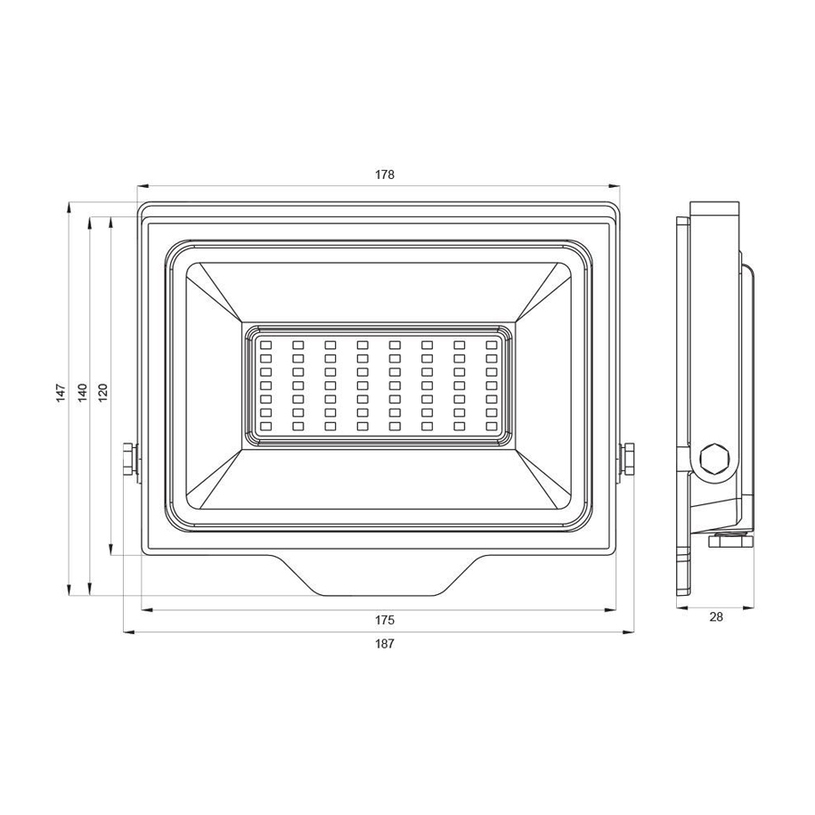 LED ПРОЖЕКТОР 50W 64K IP65 RICH VIVALUX LED ПРОЖЕКТОР 50W 64K IP65 RICH VIVALUX
