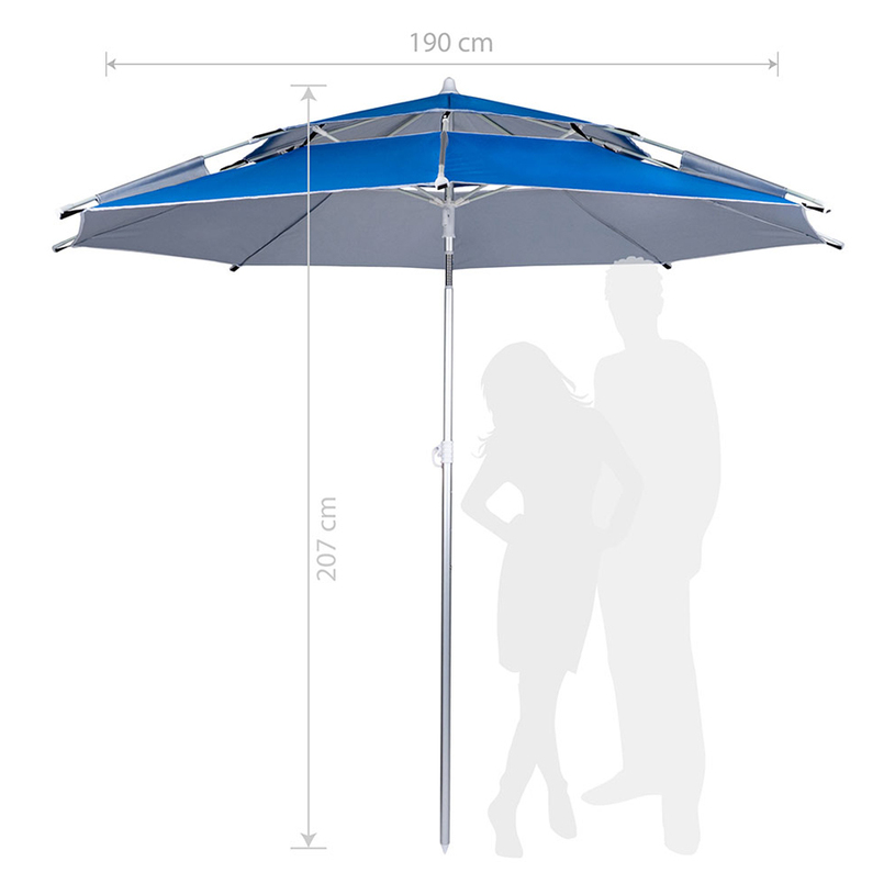 ПЛАЖЕН ЧАДЪР ф190x207cm MUHLER 2251 ПЛАЖЕН ЧАДЪР ф190x207cm MUHLER 2251