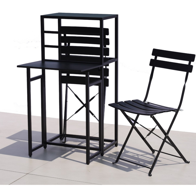 Балконски сет маса+2 стола сгъв COMPACT Балконски сет маса+2 стола сгъв COMPACT