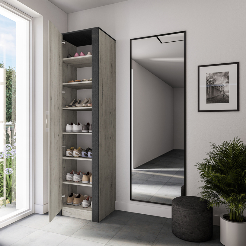 ШКАФ ЗА ОБУВКИ CUBITUS 54X197X43 CM ШКАФ ЗА ОБУВКИ CUBITUS 54X197X43 CM