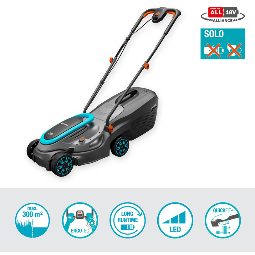 GARDENA АКУМ.КОСАЧКА POWERMAX 32/18V SL GARDENA АКУМ.КОСАЧКА POWERMAX 32/18V SL