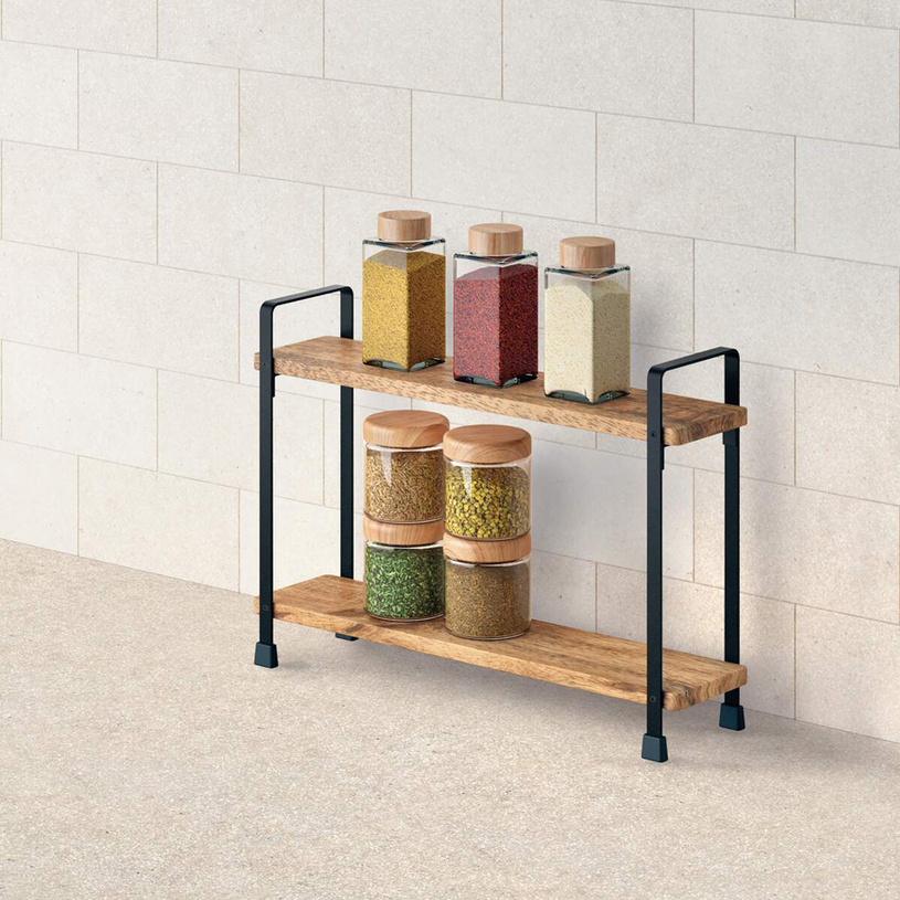 ДЪРВЕНА ЕТАЖЕРКА 2 НИВА YORK ДЪРВЕНА ЕТАЖЕРКА 2 НИВА YORK