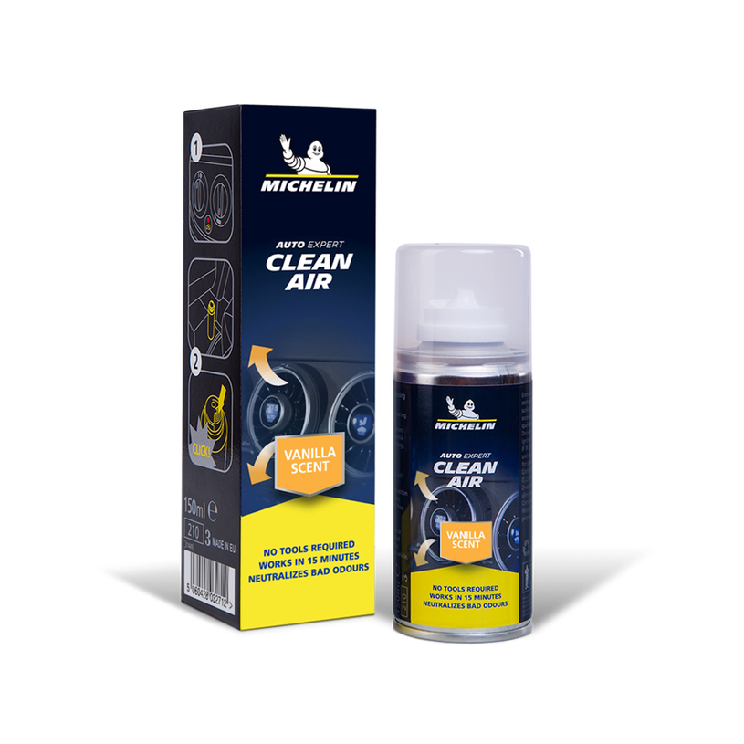 MICHELIN CLEAN АIR СПРЕЙ ЗА КЛИМ.ВАНИЛИЯ MICHELIN CLEAN АIR СПРЕЙ ЗА КЛИМ.ВАНИЛИЯ