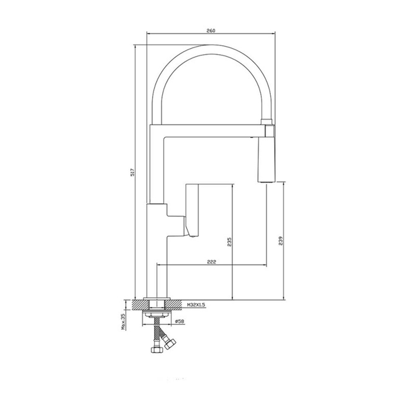&7169184GG СМЕСИТЕЛ ЗА КУХНЯ GUN GRAY &7169184GG СМЕСИТЕЛ ЗА КУХНЯ GUN GRAY