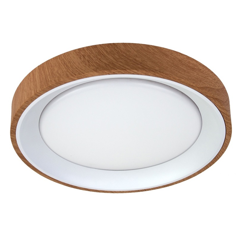 &LED ПЛАФОН 12W 4K Ф26СM БЯЛ/ДЪРВО VIDA &LED ПЛАФОН 12W 4K Ф26СM БЯЛ/ДЪРВО VIDA