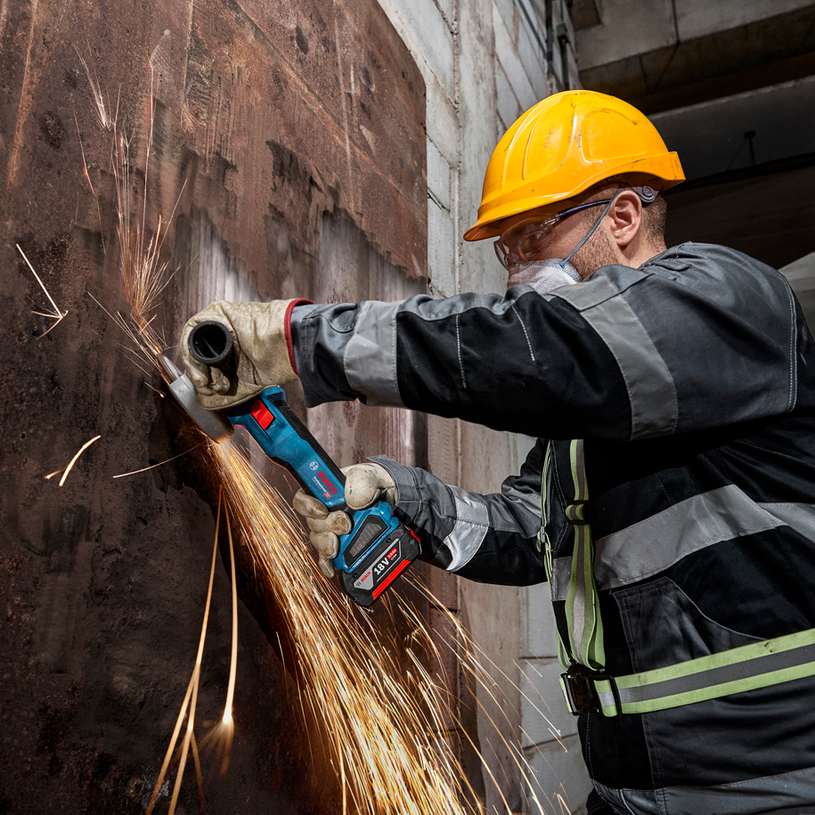 BOSCH BLUE АК.БЕЗЧ.ЪГЛ.GWS 18V-11 125mm BOSCH BLUE АК.БЕЗЧ.ЪГЛ.GWS 18V-11 125mm