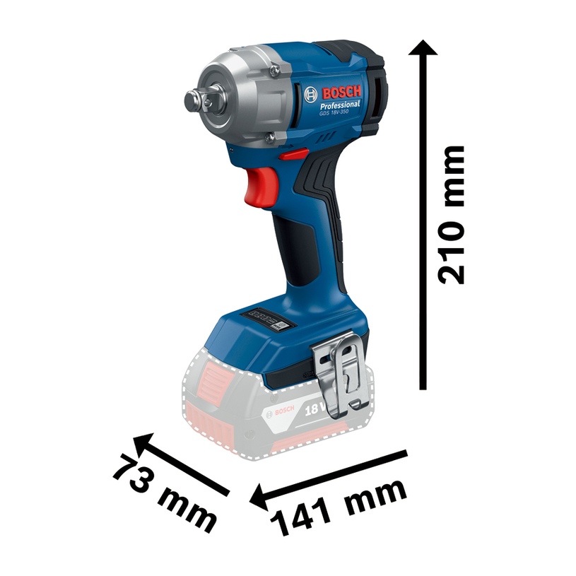 BOSCH BLUE АКУМ.ГАЙКОВЕРТ GDS 18V-350 BOSCH BLUE АКУМ.ГАЙКОВЕРТ GDS 18V-350