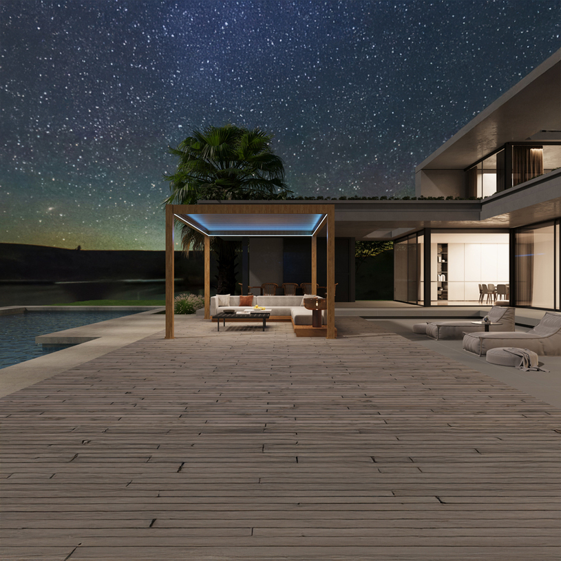 Биоклиматична пергола 300x400x250m Биоклиматична пергола 300x400x250m