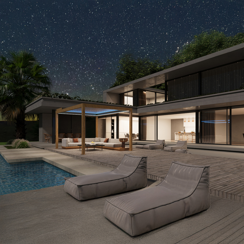 Биоклиматична пергола 300x400x250m Биоклиматична пергола 300x400x250m