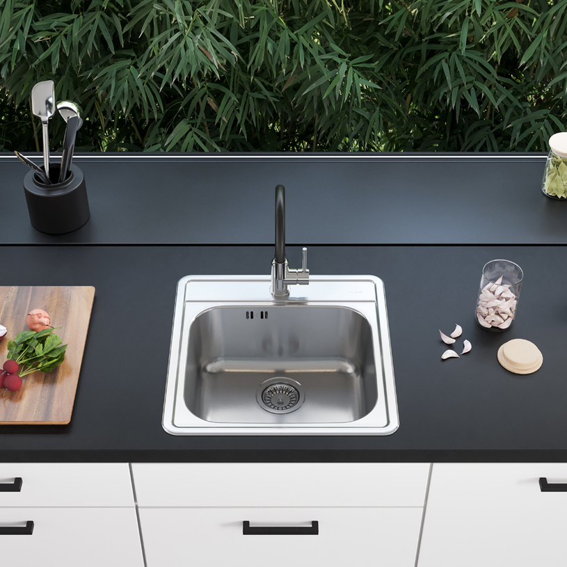 КУХНЕНСКА МИВКА MORE 20 49X50X19.2 CM КУХНЕНСКА МИВКА MORE 20 49X50X19.2 CM