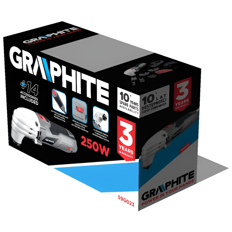 GRAPHITE МУЛТИФУНКЦ.ИНСТР.250W 59G023 GRAPHITE МУЛТИФУНКЦ.ИНСТР.250W 59G023