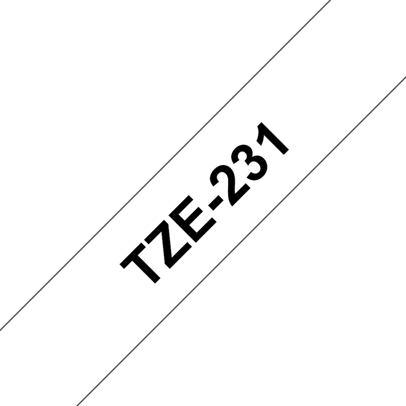 ЛАМИНИРАНА ЛЕНТА 12 mm БЯЛА 8 m TZe-231 ЛАМИНИРАНА ЛЕНТА 12 mm БЯЛА 8 m TZe-231