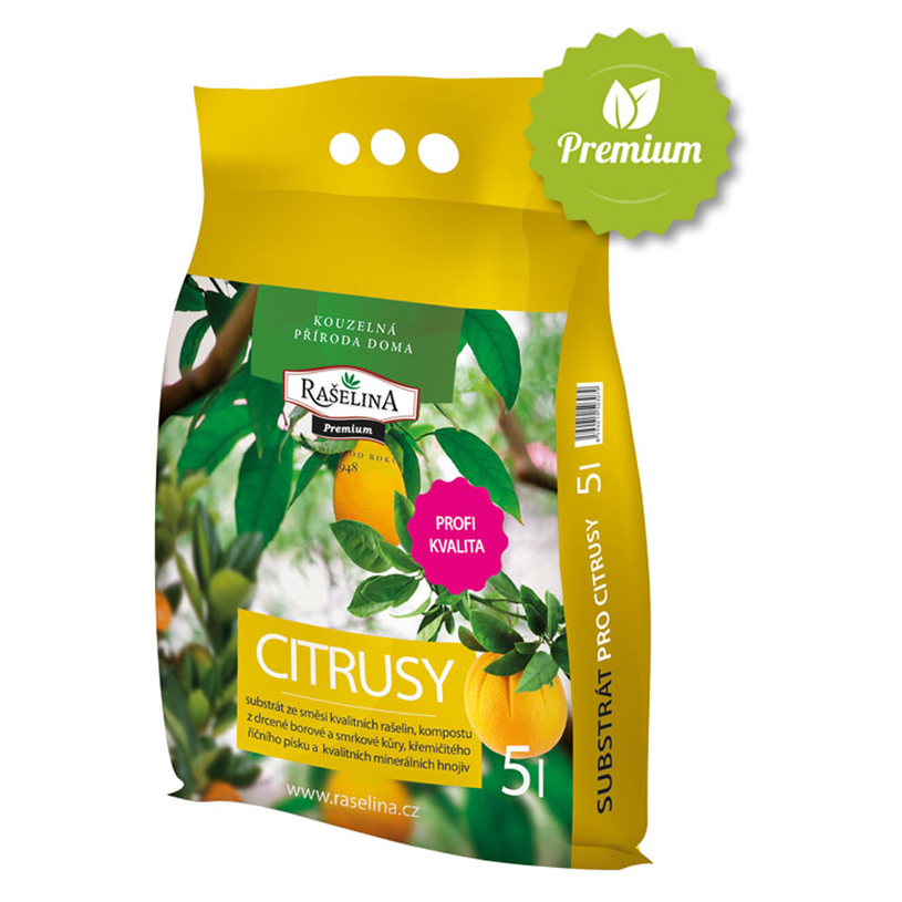 СУБСТРАТ ЗА ЦИТРУСИ 5Л RASELINA PREMIUM СУБСТРАТ ЗА ЦИТРУСИ 5Л RASELINA PREMIUM