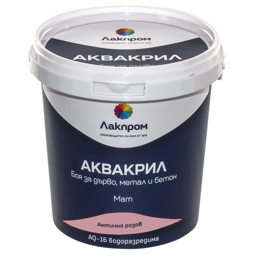 АКВАКРИЛ AQ-16 БОЯ RAL3015 РОЗОВ 700 ML АКВАКРИЛ AQ-16 БОЯ RAL3015 РОЗОВ 700 ML