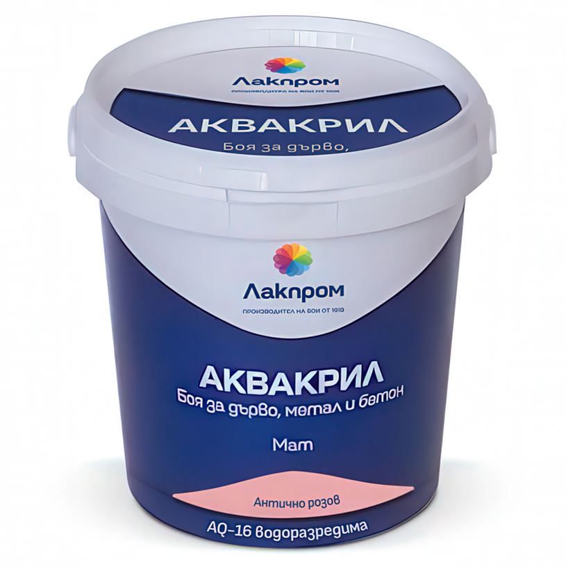 АКВАКРИЛ AQ-16 БОЯ RAL3015 РОЗОВ 700 ML АКВАКРИЛ AQ-16 БОЯ RAL3015 РОЗОВ 700 ML