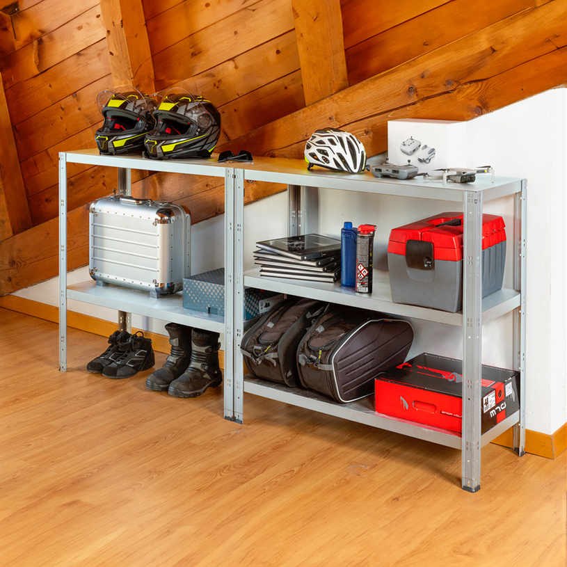 СТЕЛАЖ GRIMA RAKO 187X100X40/5X80 GALVA СТЕЛАЖ GRIMA RAKO 187X100X40/5X80 GALVA