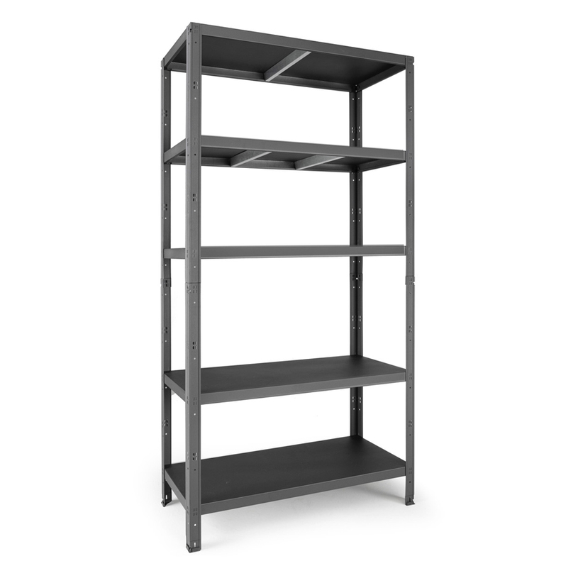 СТЕЛАЖ GRIMA RAKO 187X100X40/5X80 BLACK СТЕЛАЖ GRIMA RAKO 187X100X40/5X80 BLACK