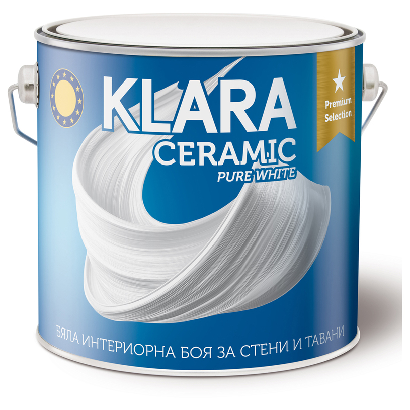 KLARA CERAMIC АКРИЛНА БЯЛА БОЯ 2.5 L KLARA CERAMIC АКРИЛНА БЯЛА БОЯ 2.5 L