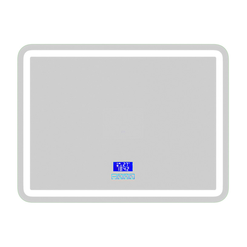 &LED ОГЛЕДАЛО ПРАВОЪГЪЛНО 80X60 &LED ОГЛЕДАЛО ПРАВОЪГЪЛНО 80X60