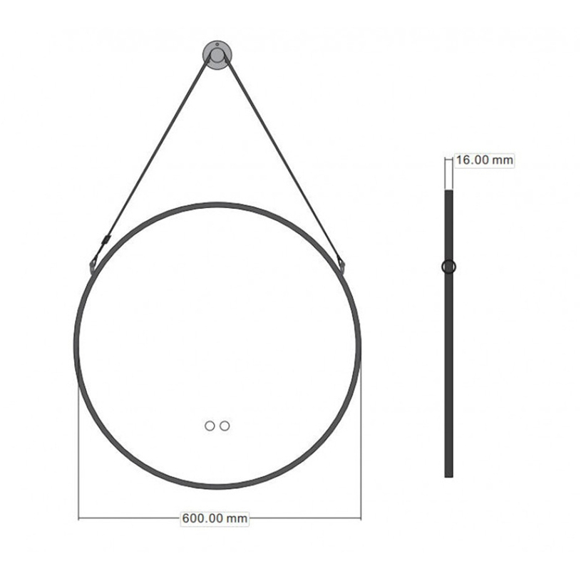 GENEVRA ОГЛЕДАЛО LED D600 1946 GENEVRA ОГЛЕДАЛО LED D600 1946