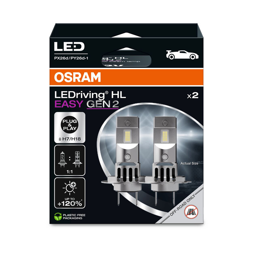 OSRAM H7/H18 GEN2 LED BOX2 OSRAM H7/H18 GEN2 LED BOX2