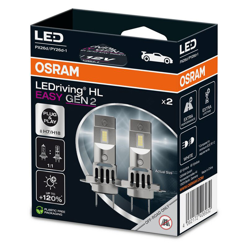OSRAM H7/H18 GEN2 LED BOX2 OSRAM H7/H18 GEN2 LED BOX2