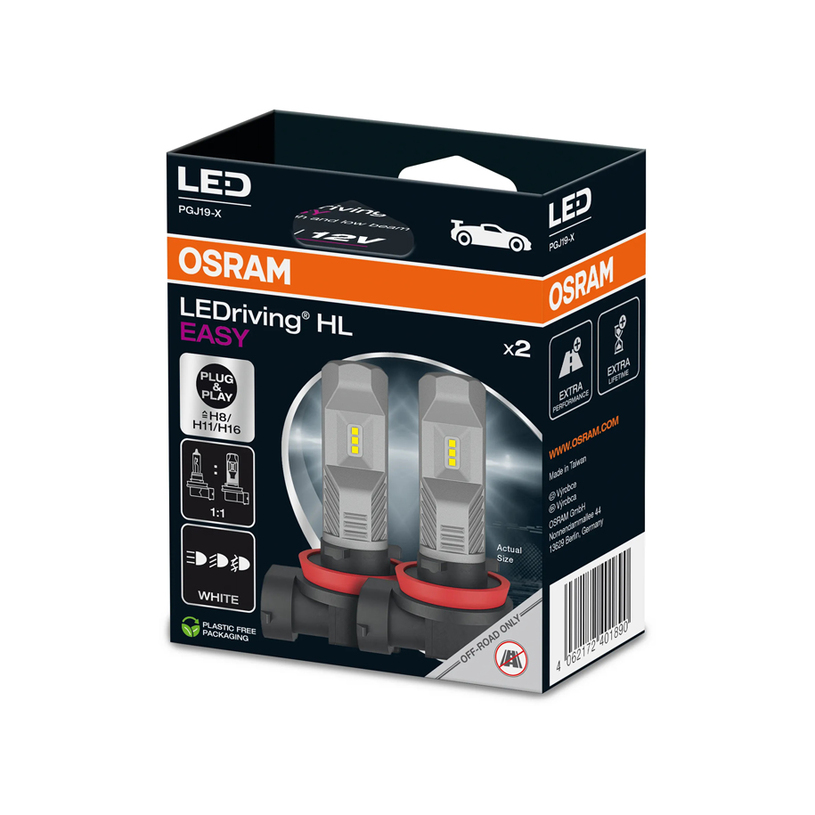 OSRAM H8/H11/H16 LED 8,2W 12V BOX2 OSRAM H8/H11/H16 LED 8,2W 12V BOX2