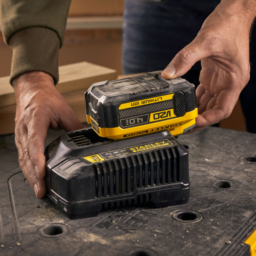 STANLEY СТАРТОВ К-КТ 20V/4Ah FATMAX V20 STANLEY СТАРТОВ К-КТ 20V/4Ah FATMAX V20