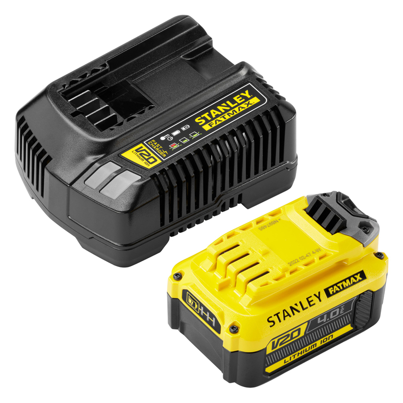 STANLEY СТАРТОВ К-КТ 20V/4Ah FATMAX V20 STANLEY СТАРТОВ К-КТ 20V/4Ah FATMAX V20
