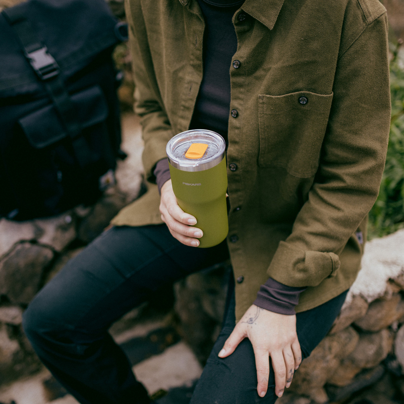 Къмпинг Термо чаша Fiskars 0.5l grn Къмпинг Термо чаша Fiskars 0.5l grn