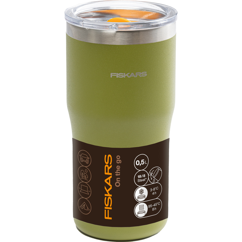 Къмпинг Термо чаша Fiskars 0.5l grn Къмпинг Термо чаша Fiskars 0.5l grn