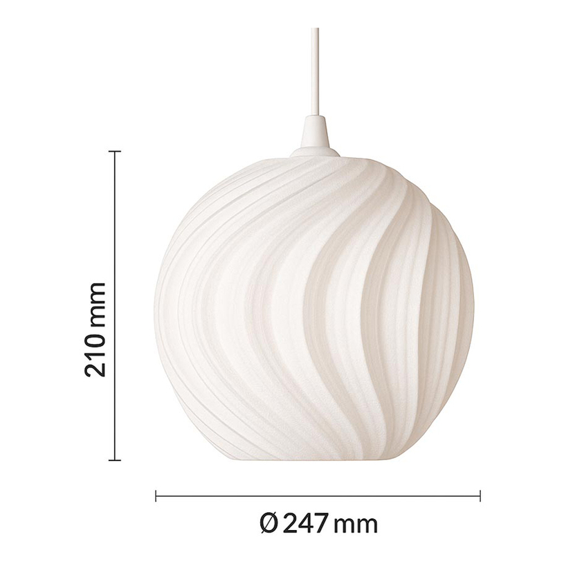 ПЕНДЕЛ E27 БЯЛ 3D ATINA ПЕНДЕЛ E27 БЯЛ 3D ATINA