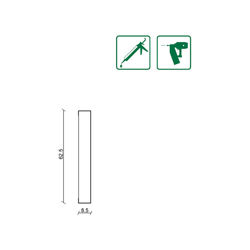 К-КТ. ЛАМЕЛИ SHAKER 6 БР. 6.2X0.8X118 CM К-КТ. ЛАМЕЛИ SHAKER 6 БР. 6.2X0.8X118 CM