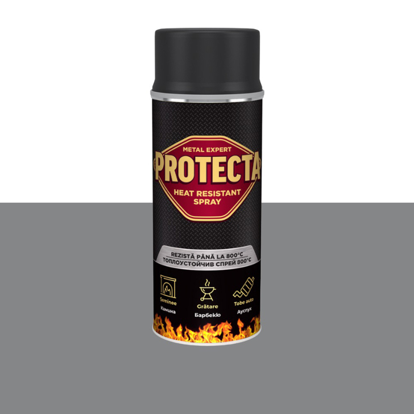 PROTECTA ТОПЛОУСТОЙЧИВ СПРЕЙ СИВ 400 ML PROTECTA ТОПЛОУСТОЙЧИВ СПРЕЙ СИВ 400 ML