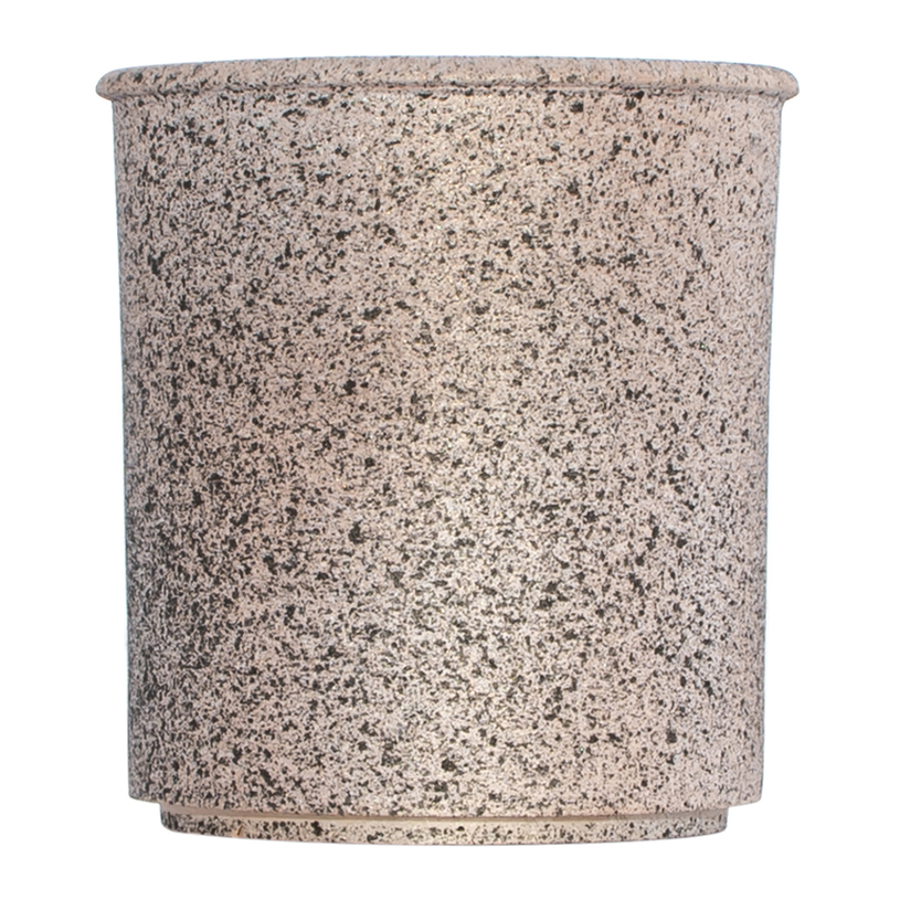 КАШПА БЯЛ ПЯСЪК Ф14cm, H15cm, 1.5l КАШПА БЯЛ ПЯСЪК Ф14cm, H15cm, 1.5l