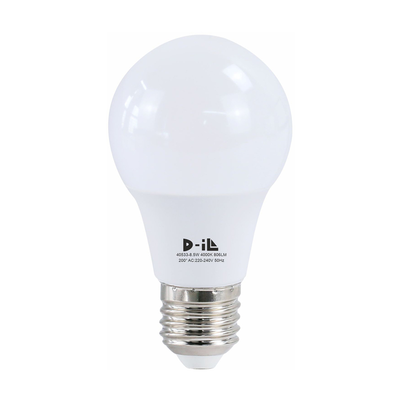 LED КРУШКА E27 8.5W 806LM 4K D-IL LED КРУШКА E27 8.5W 806LM 4K D-IL