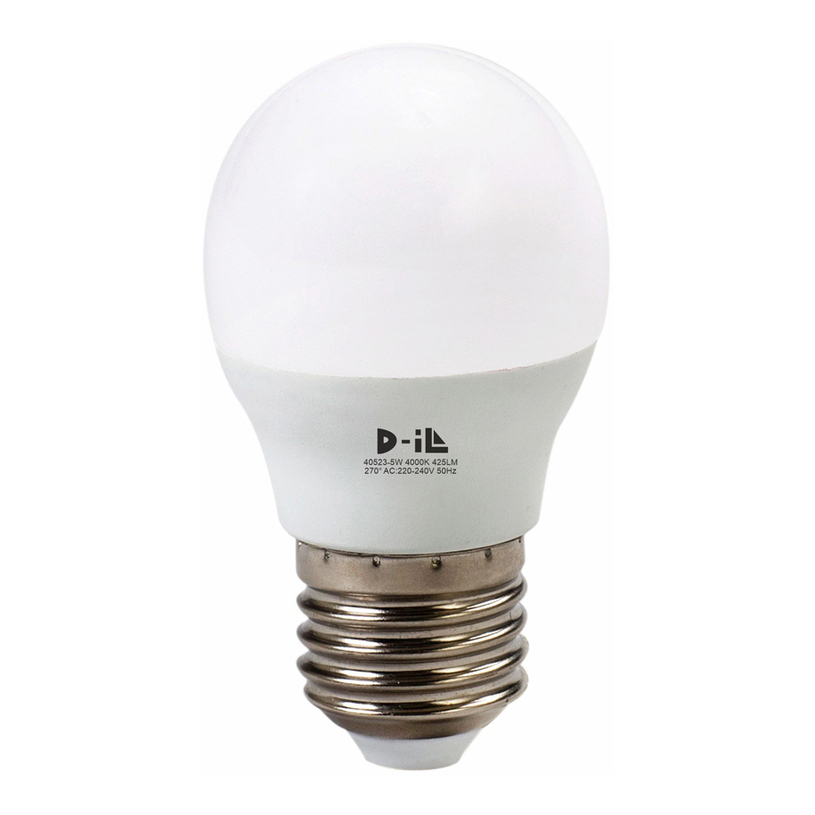 LED КРУШКА ТОПЧЕ E27 5W 425LM 4K D-IL LED КРУШКА ТОПЧЕ E27 5W 425LM 4K D-IL