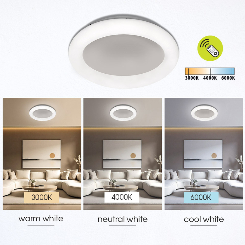 LED ПЛАФОН 45W 3000-6000K CHELSEA VIVA LED ПЛАФОН 45W 3000-6000K CHELSEA VIVA