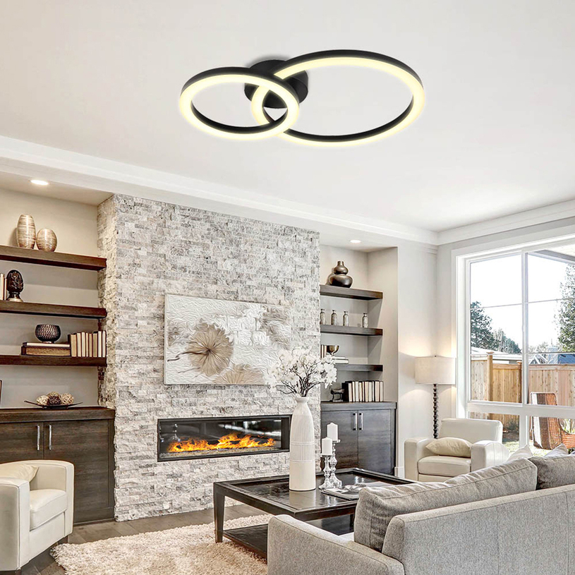 LED ПЛАФОН 18W 4K ЧЕРЕН ZION VIVA LED ПЛАФОН 18W 4K ЧЕРЕН ZION VIVA