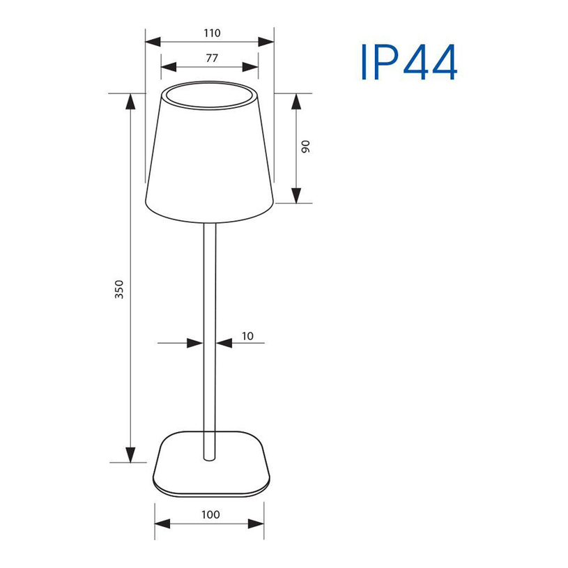 LED НАСТОЛНА ЛАМПА 3W ЧЕРНА FRIDA VIVA LED НАСТОЛНА ЛАМПА 3W ЧЕРНА FRIDA VIVA