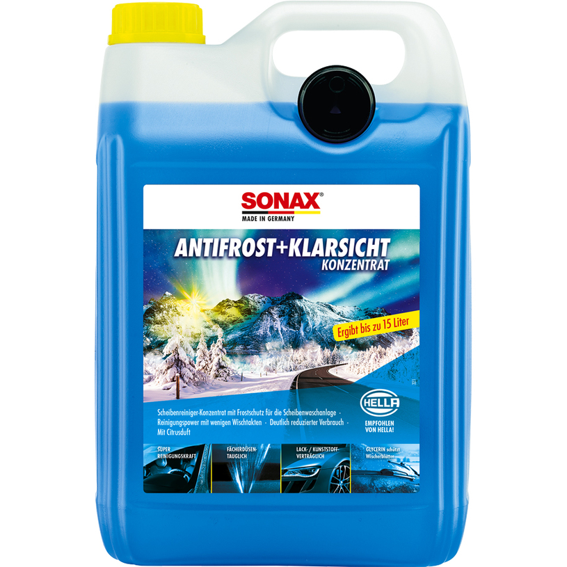 SONAX ЗИМНА ТЕЧНОСТ ЗА ЧИСТАЧКИ КОНЦ. 5Л SONAX ЗИМНА ТЕЧНОСТ ЗА ЧИСТАЧКИ КОНЦ. 5Л