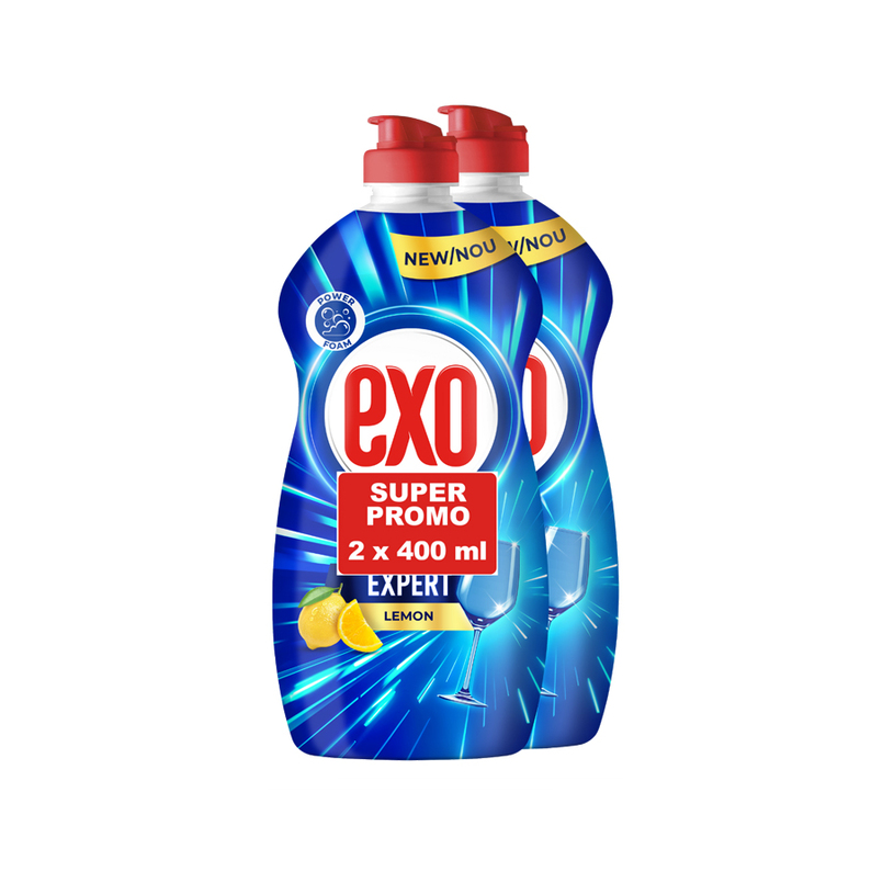 ПРЕПАРАТ ЗА СЪДОВЕ EXO 2 X 400 ML LEMON ПРЕПАРАТ ЗА СЪДОВЕ EXO 2 X 400 ML LEMON
