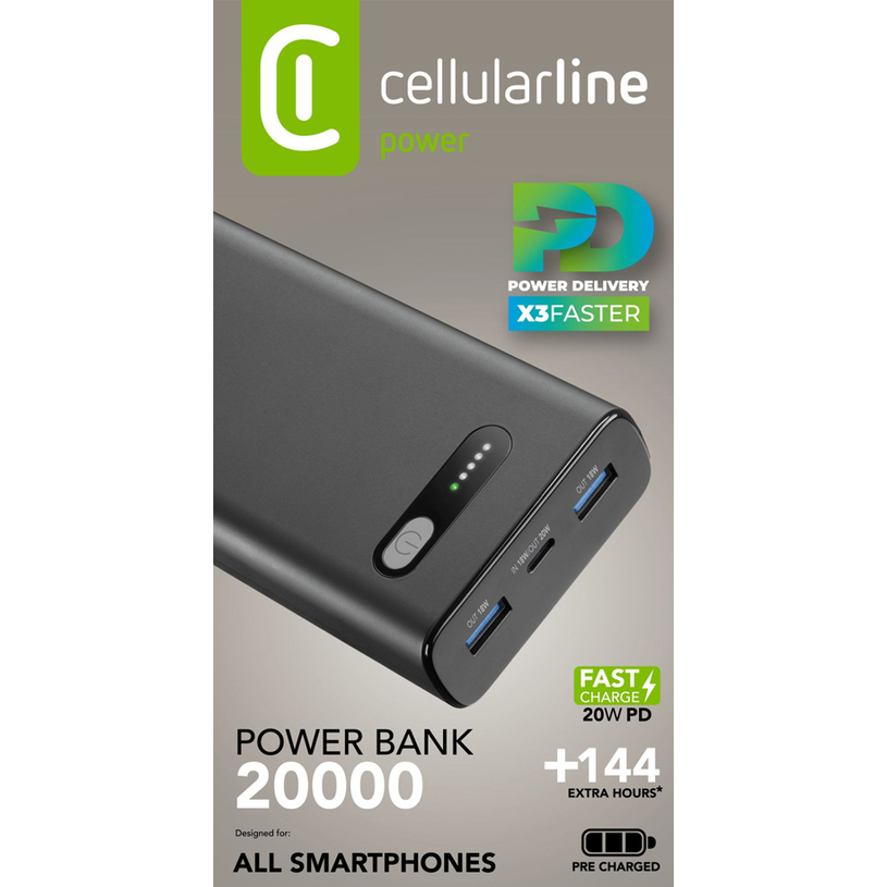 ВЪНШ. БАТ. CL FAST TURBO PD 20000 mAh ВЪНШ. БАТ. CL FAST TURBO PD 20000 mAh